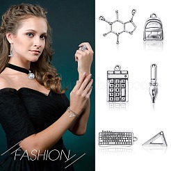 100шт 10 стиля подвески из сплава в тибетском стиле&nbsp;TIBEP-CJ0001-92