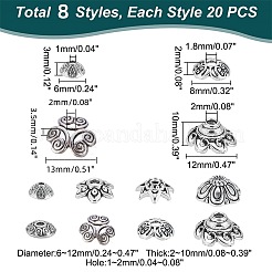 160 Stück 8 tibetische Legierungsperlenkappen im tibetischen Stil&nbsp;FIND-PH0008-51