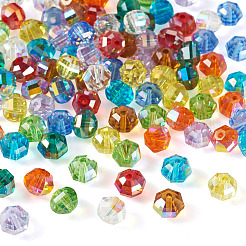100 pièces 10 couleurs galvanoplastie perles de verre transparentes brins&nbsp;EGLA-TA0013-69