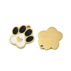 Подвески из нержавеющей стали 304 с эмалью&nbsp;STAS-L302-24G-02