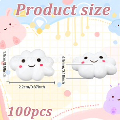 Кабошоны из непрозрачной смолы&nbsp;RESI-NB0002-13