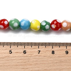 Бусины лэмпворк  LAMP-D002-8mm-01C