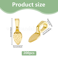 200 шт. литые плоские накладные скобы с клеевым соединением FIND-DC0006-88G