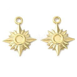 Cabochon-Fassungen für Anhänger aus Edelstahl 304&nbsp;LS-STAS-L269-071G