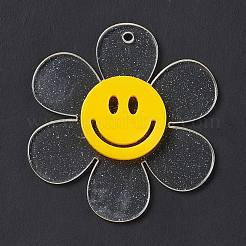 Прозрачные акриловые большие подвески&nbsp;OACR-P012-AM