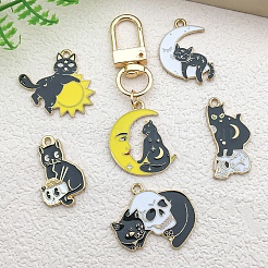 Подвески из эмали и сплава PW-WGB8D3D-01