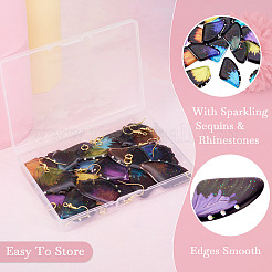 Набор для изготовления сережек в виде крыльев бабочки своими руками DIY-TA0005-12