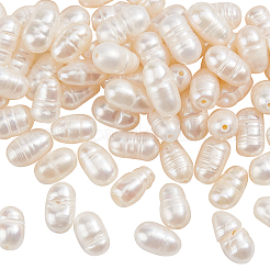 3 нить бусин из натурального культивированного пресноводного жемчуга PEAR-NB0002-25