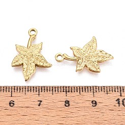 Подвески из нержавеющей стали 304 в виде кленовых листьев&nbsp;STAS-T067-53G