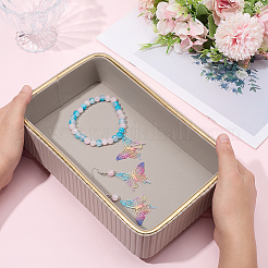 Ящики для хранения из искусственной кожи без крышки&nbsp;AJEW-WH20068-003B