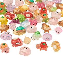 45 шт. 3 стиля светящихся прозрачных смоляных морских организмов украшения&nbsp;DJEW-TA0001-23