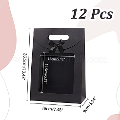 Прямоугольные бумажные подарочные пакеты CON-WH0088-81A