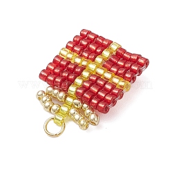 Подвески из стеклянного бисера в подарок на Рождество&nbsp;PALLOY-MZ00899-01