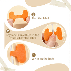 30 шт. нейлоновые этикетки для кабеля с крючками и петлями&nbsp;FIND-SP0004-89C