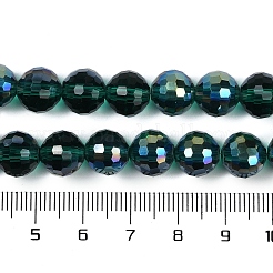 Transparent galvanisieren Glasperlen Stränge&nbsp;EGLA-N002-31-H13
