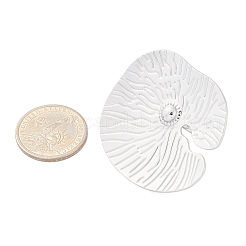 Плоские круглые открытые манжетные кольца из нержавеющей стали 304 с защитой от потускнения RJEW-M047-13P