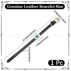 Lederband Kordel Armband & Armreif&nbsp;BJEW-CL0001-44A