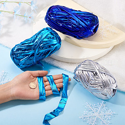 3 шт. 3-х цветная блестящая полиэстеровая лента OCOR-MB0001-01G