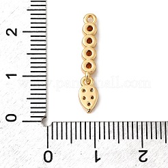 Латунные микро проложить кубического циркония подвески&nbsp;KK-P340-13G-01