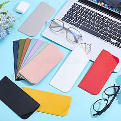 12 шт. 12-х цветный футляр для очков из искусственной кожи&nbsp;AJEW-DC0003-53