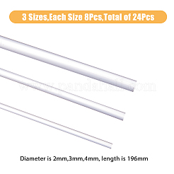 24шт 3-х стилевых акриловых опорных стержней&nbsp;DIY-FH0005-52