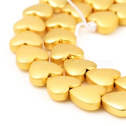 Гальванические немагнитная синтетический гематит бисер пряди&nbsp;G-F682-06A-G