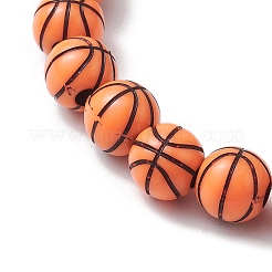 Ensemble de bracelets extensibles en perles acryliques pour hommes&nbsp;BJEW-JB10657-02