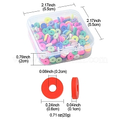 Бусины из полимерной глины  CLAY-YW0001-83