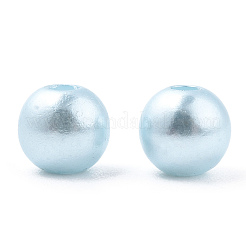 Perlas de imitación de plástico abs pintado con spray&nbsp;OACR-T015-05A-07