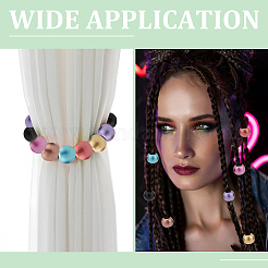 70 шт. 7-х цветные акриловые бусины-рондель ACRP-AR0001-08