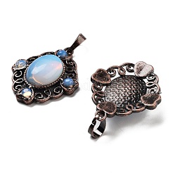 Подвески в виде ромбов из синтетического опалита&nbsp;G-K363-02R-08