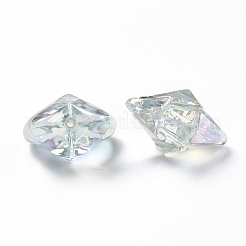 УФ-покрытие радужными переливающимися акриловыми бусинами OACR-H015-04