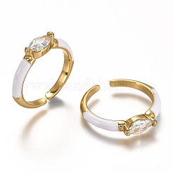 Манжеты из латуни с эмалью RJEW-C100-35G-A