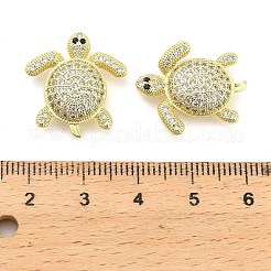 Латунные микро проложить кубического циркония бусы KK-H527-39G