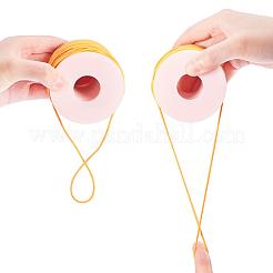 弾性コード  外側のポリエステルとラテックスの芯  オレンジ  2mm  約54.68ヤード（50m）/ロール  1ロール/箱&nbsp;EW-BC0002-56