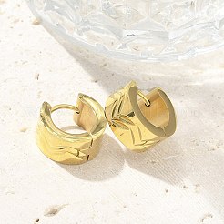 Серьги-кольца из нержавеющей стали 304 для женщин EJEW-C096-65G