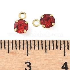 Латунь стекло амулеты&nbsp;KK-C097-08G-01