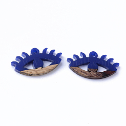 Подвески из смолы и ореха&nbsp;LS-RESI-N025-009A-B03