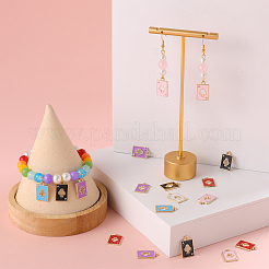 60шт 6 цвета подвеска из сплава&nbsp;ENAM-SC0003-89