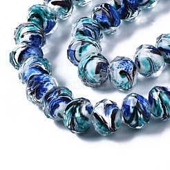 Бусы лэмпворк ручной работы LAMP-T007-14A