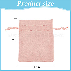 12шт сумки на шнурке из бархатной ткани TP-DR0001-01B-02