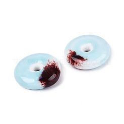 Perles de porcelaine vintage faites à la main&nbsp;PORC-N013-20-16