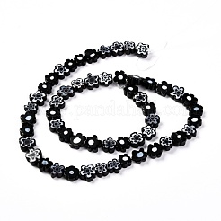 Ручной работы стеклянная бусина тысячецветник нитей&nbsp;X-LAMP-J035-8mm-01