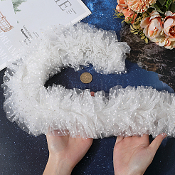 3 ярд плиссированной кружевной отделки из полиэстера OCOR-GF0003-99A-02