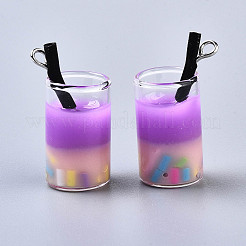 Кулон из эпоксидной смолы и полимерной глины&nbsp;GLAA-S181-15C