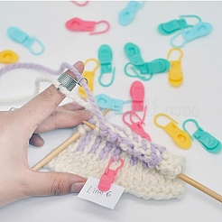 20шт 4-х цветный пластиковый инструмент для вязания PW-WG943AA-01
