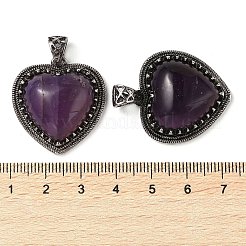 Подвески из натурального аметиста &nbsp;G-A095-01AS-04