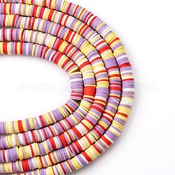 Полимерной глины ручной работы бисер нитей CLAY-R089-8mm-T022