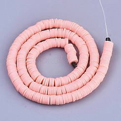 Flat Round distanziali perline fatti a mano in argilla polimerica&nbsp;CLAY-R067-3.0mm-18