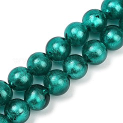 Стеклянные бусины FOIL-F002-01A